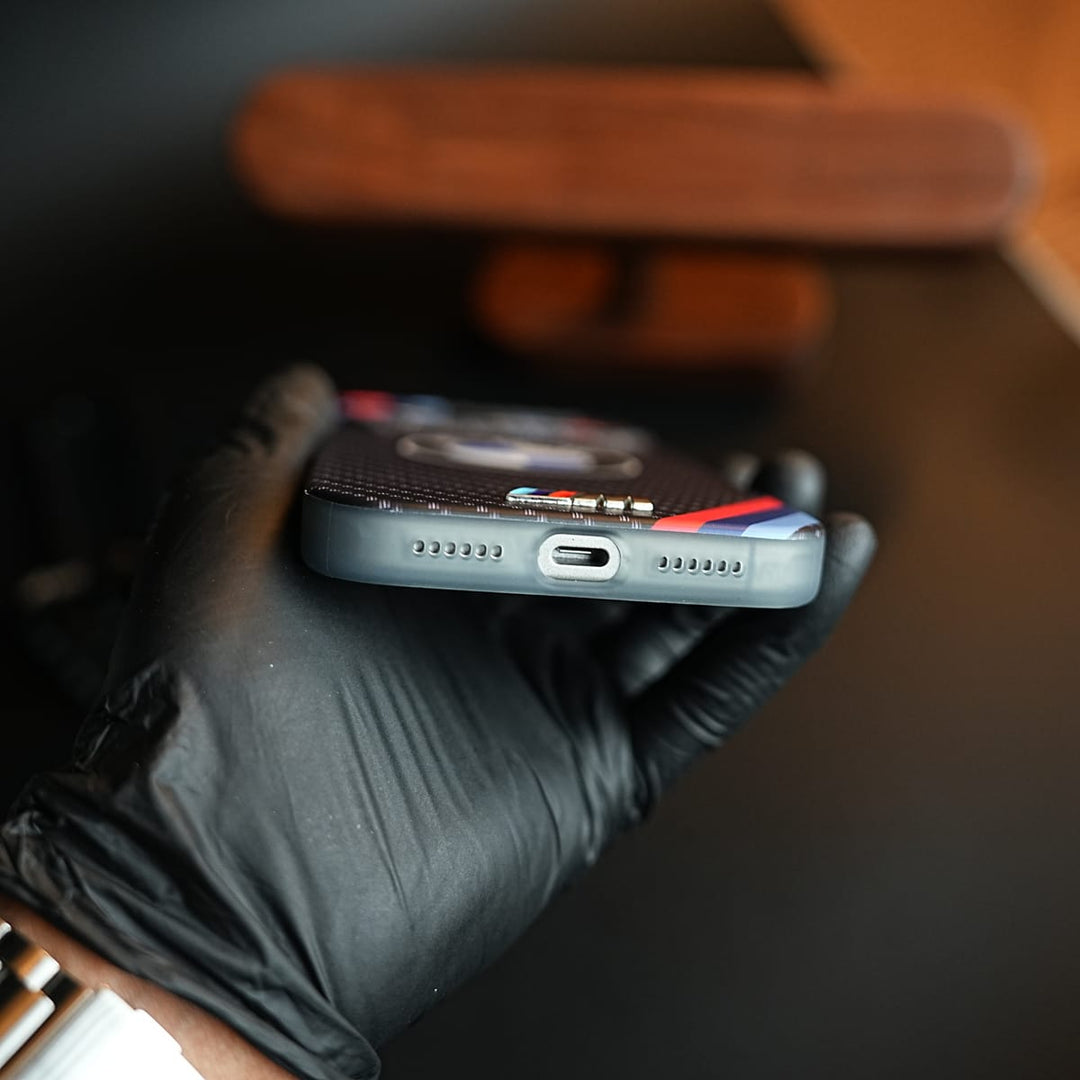 FRATO iPhone 17 Series iPhone 17 Pro Max Carbon Fiber Texture Motorsport Case for iPhone 17 Series | Racing Style Cover