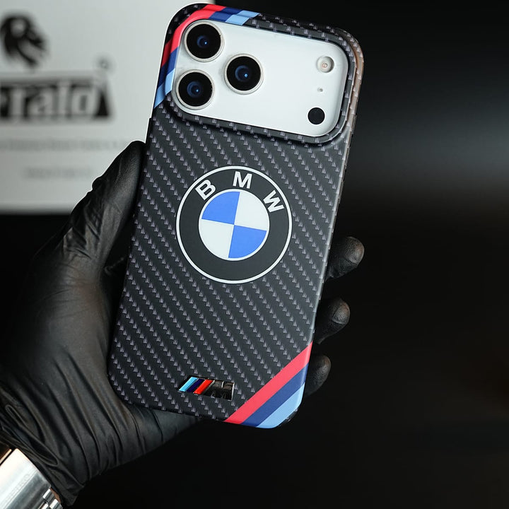 FRATO iPhone 17 Series iPhone 17 Pro Max Carbon Fiber Texture Motorsport Case for iPhone 17 Series | Racing Style Cover