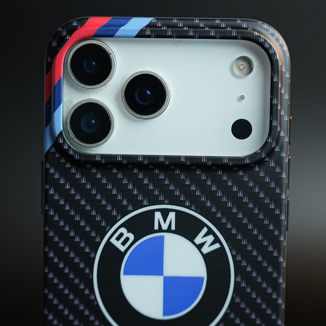 FRATO iPhone 17 Series iPhone 17 Pro Max Carbon Fiber Texture Motorsport Case for iPhone 17 Series | Racing Style Cover