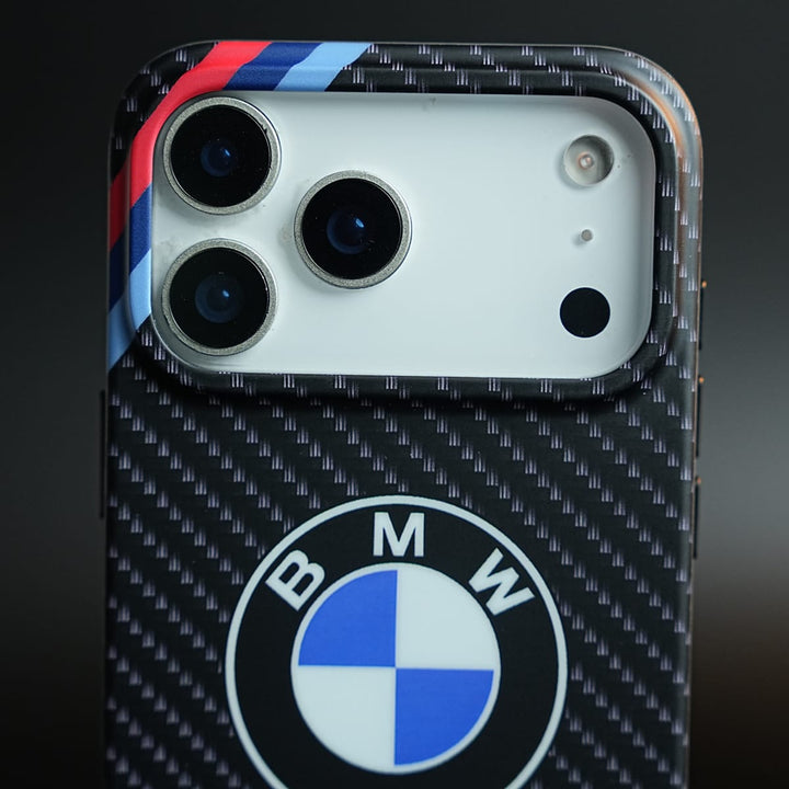 FRATO iPhone 17 Series iPhone 17 Pro Max Carbon Fiber Texture Motorsport Case for iPhone 17 Series | Racing Style Cover