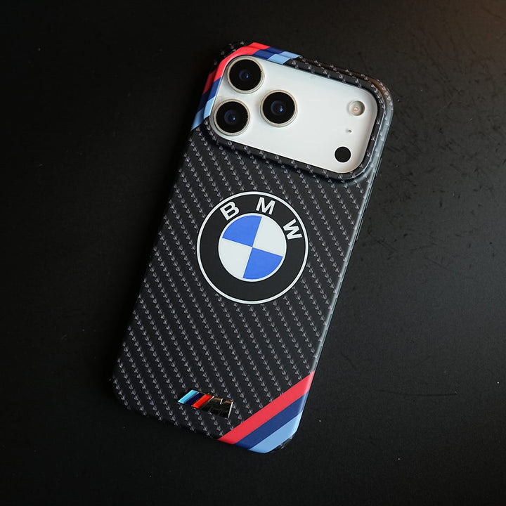 FRATO iPhone 17 Series iPhone 17 Pro Max Carbon Fiber Texture Motorsport Case for iPhone 17 Series | Racing Style Cover