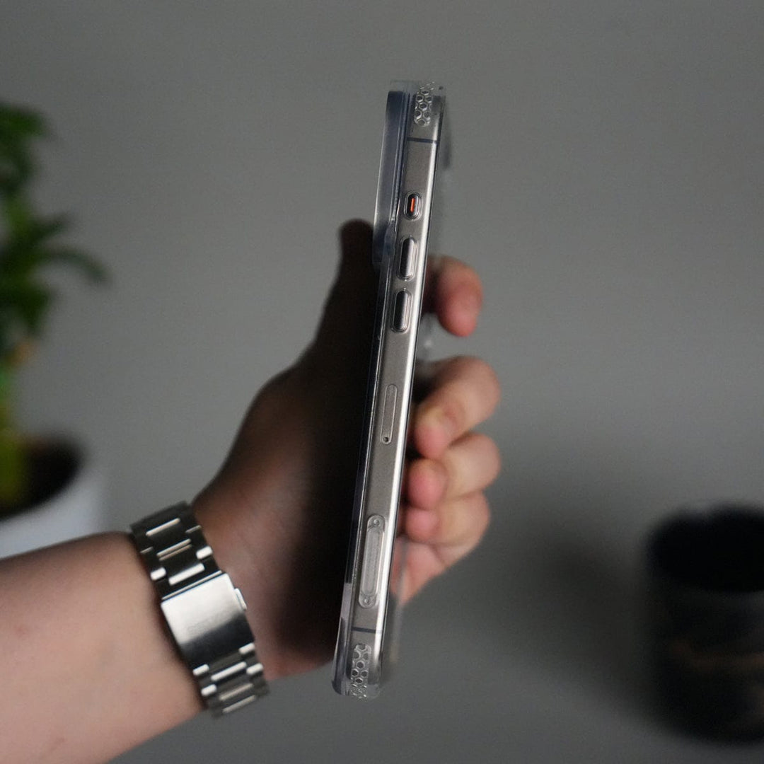 FRATO iPhone 17 Series iPhone 17 Pro Max Clear MagSafe Case | Aluminum Metal Camera Frame | Shockproof Transparent Back Cover