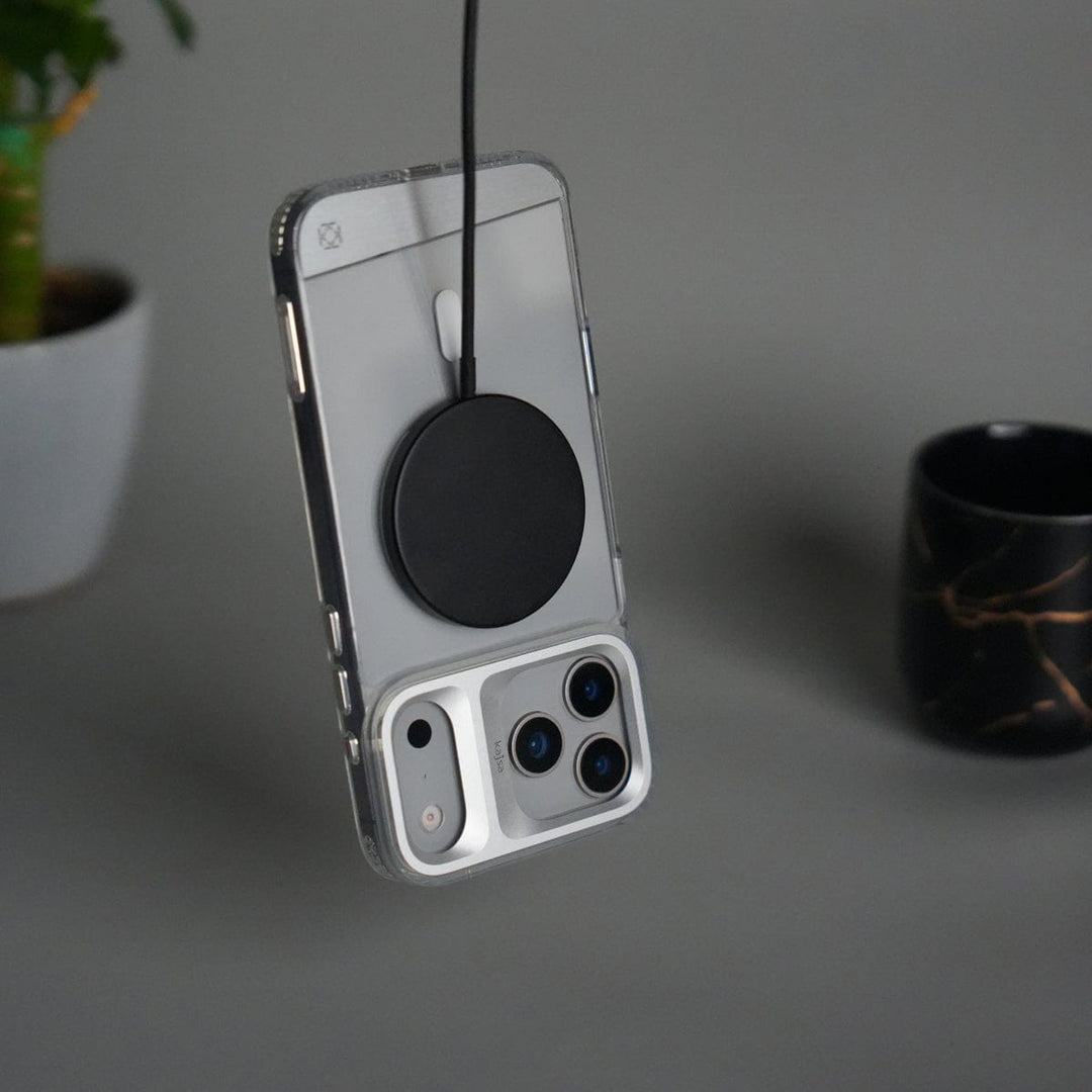 FRATO iPhone 17 Series iPhone 17 Pro Max Clear MagSafe Case | Aluminum Metal Camera Frame | Shockproof Transparent Back Cover