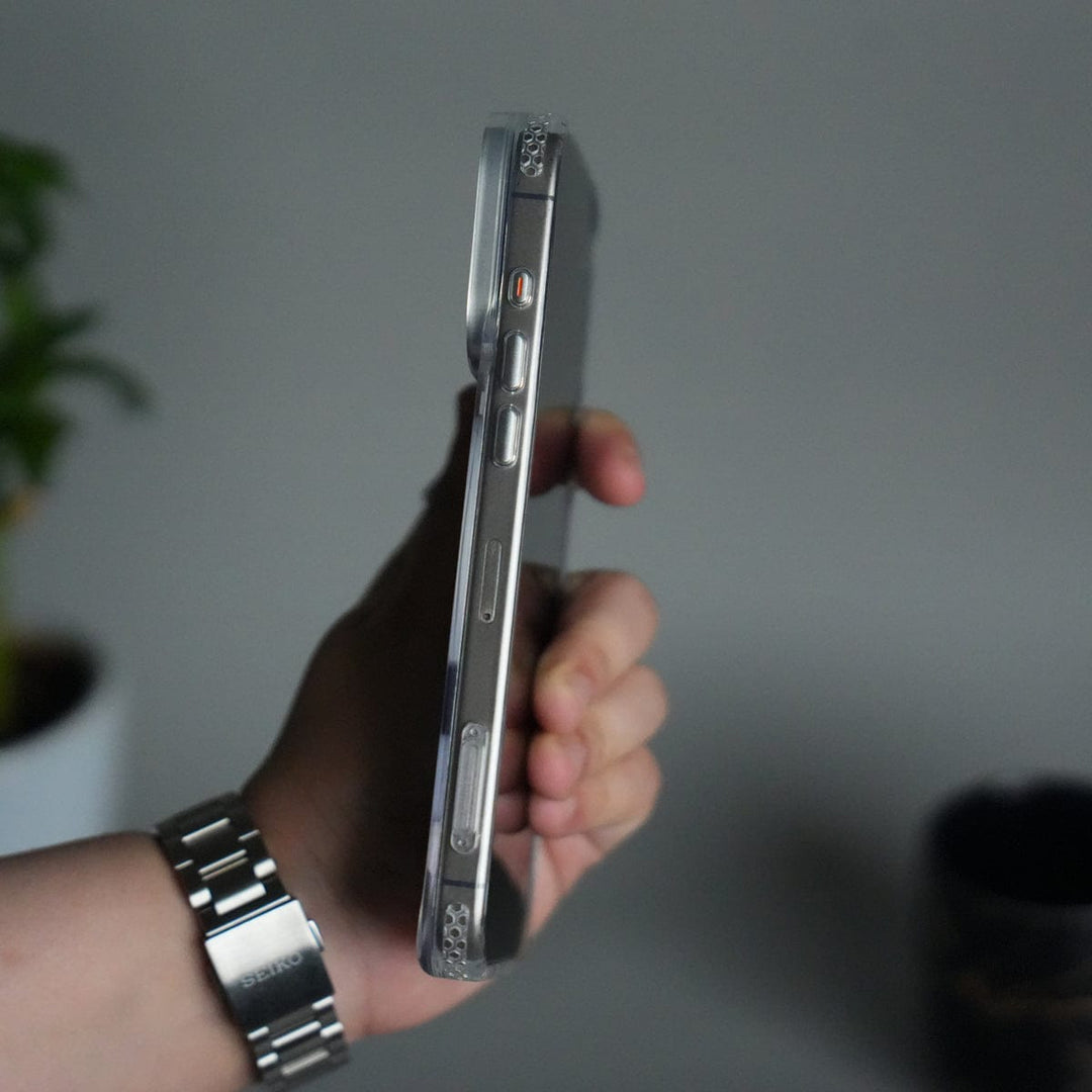 FRATO iPhone 17 Series iPhone 17 Pro Max Clear MagSafe Case | Aluminum Metal Camera Frame | Shockproof Transparent Back Cover