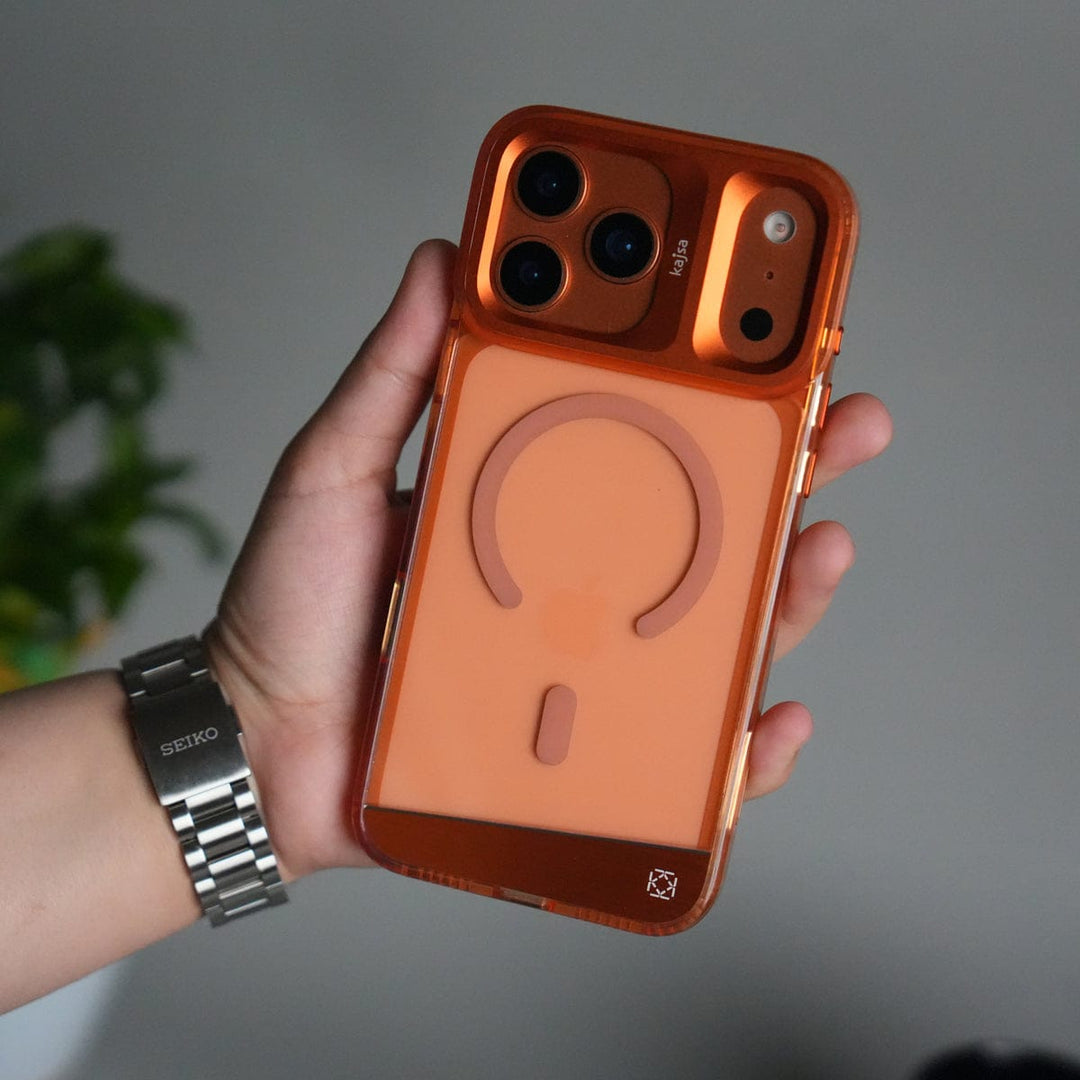 FRATO iPhone 17 Series iPhone 17 Pro Max Clear MagSafe Case | Aluminum Metal Camera Frame | Shockproof Transparent Back Cover