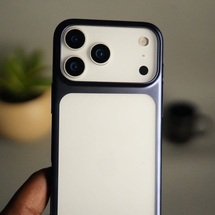 FRATO iPhone 17 Series iPhone 17 Pro Max Clear Shell Case | Slim Back Cover with Electroplated Edges