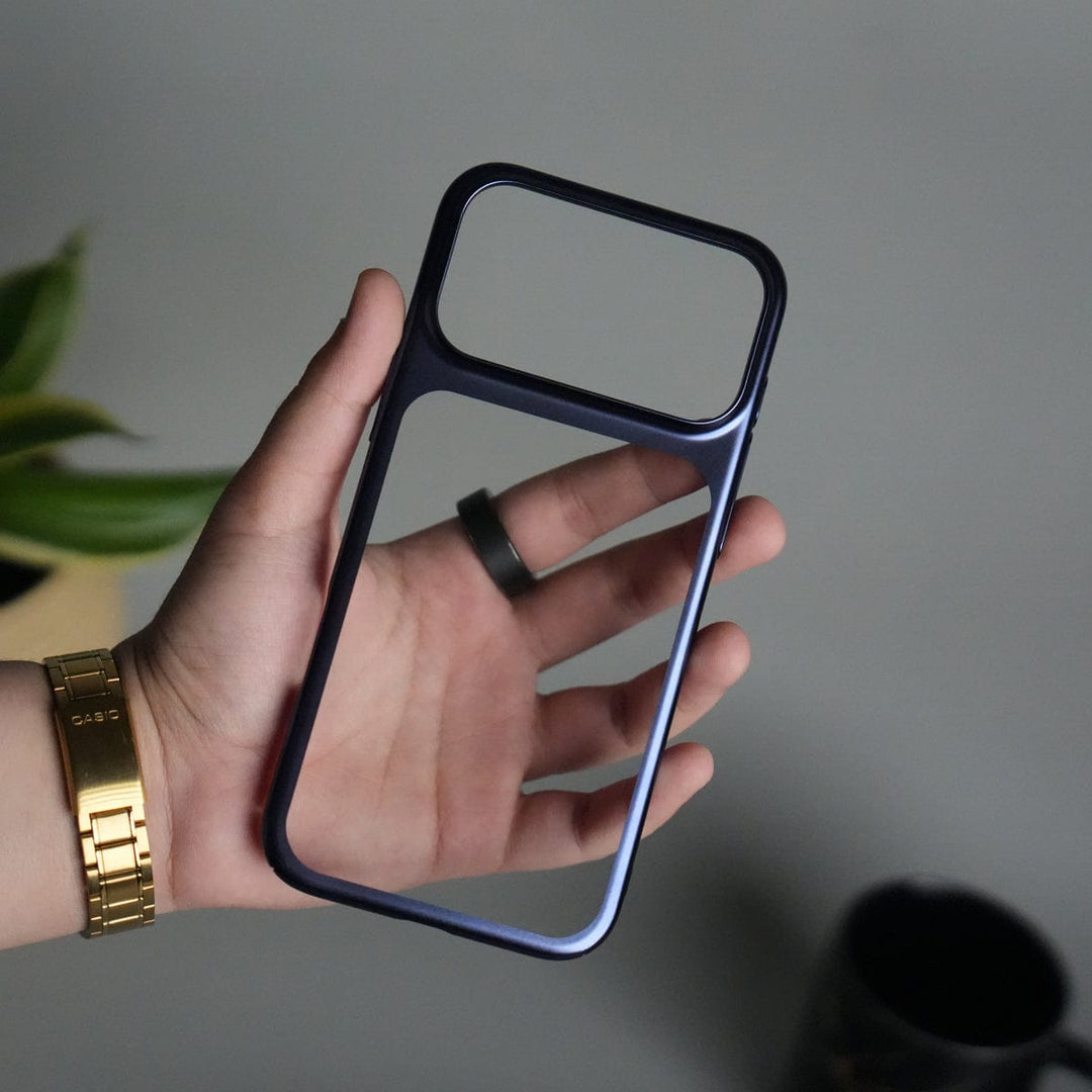 FRATO iPhone 17 Series iPhone 17 Pro Max Clear Shell Case | Slim Back Cover with Electroplated Edges