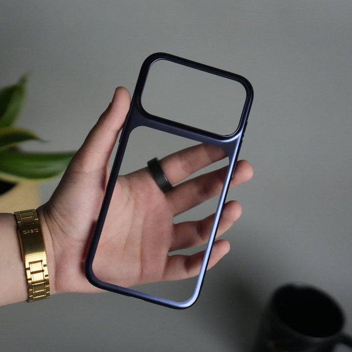 FRATO iPhone 17 Series iPhone 17 Pro Max Clear Shell Case | Slim Back Cover with Electroplated Edges