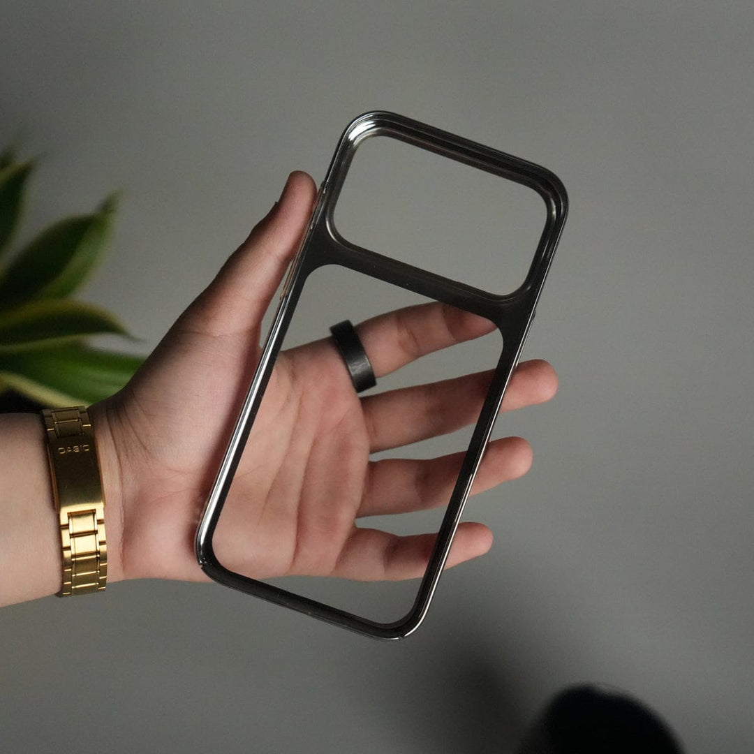 FRATO iPhone 17 Series iPhone 17 Pro Max Clear Shell Case | Slim Back Cover with Electroplated Edges