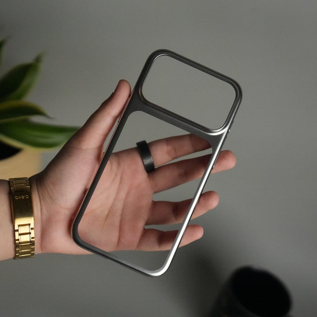 FRATO iPhone 17 Series iPhone 17 Pro Max Clear Shell Case | Slim Back Cover with Electroplated Edges