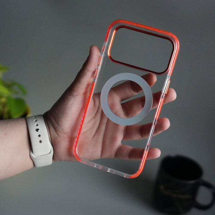 FRATO iPhone 17 Series iPhone 17 Pro Max ClearShield Metal Ring Stand MagSafe Case Cover