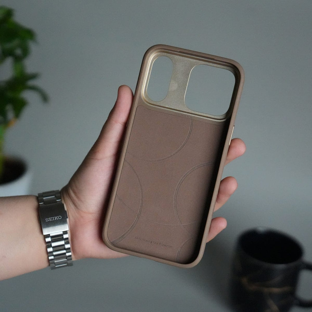 FRATO iPhone 17 Series iPhone 17 Pro Max Crocodile Leather Pattern Case | Premium Luxury Back Cover with Metal Camera Frame