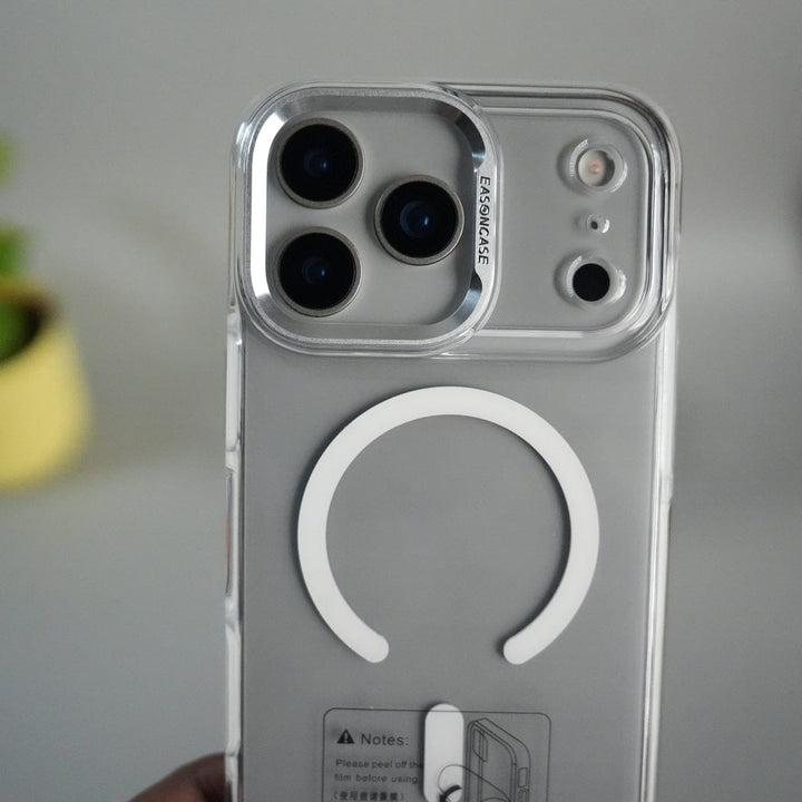 FRATO iPhone 17 Series iPhone 17 Pro Max Crystal Clear Anti-Yellow Case with MagSafe &amp; Metal Camera Bumper