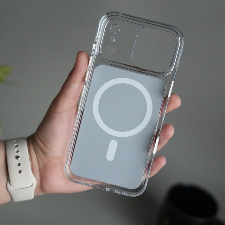 FRATO iPhone 17 Series iPhone 17 Pro Max Crystal Series Hard Transparent MagSafe Case