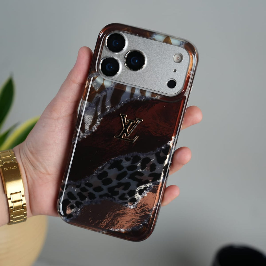 FRATO iPhone 17 Series iPhone 17 Pro Max / Design 1 iPhone 17 Series Leopared Print Designer Fashion Case