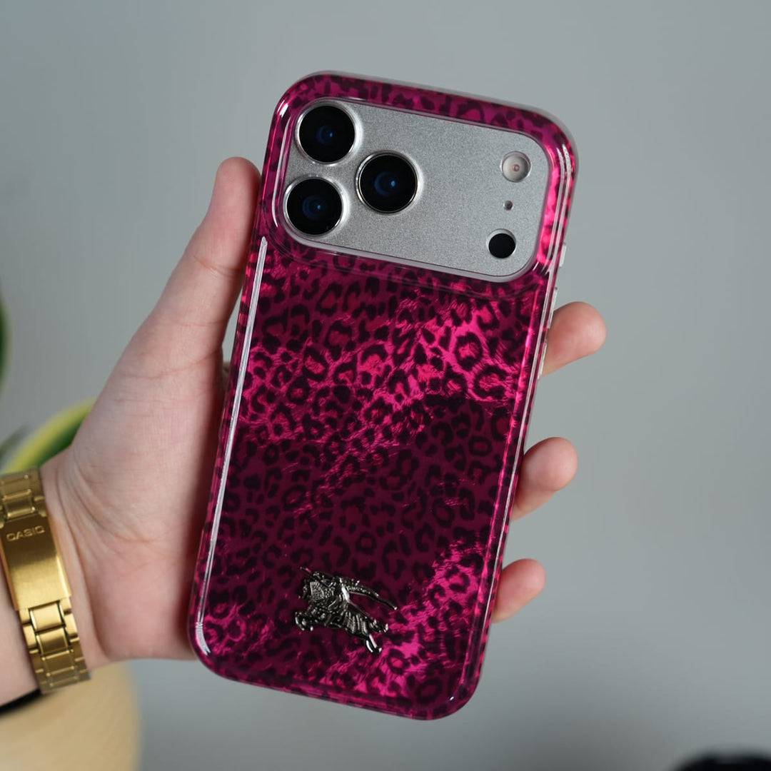 FRATO iPhone 17 Series iPhone 17 Pro Max / Design 5 iPhone 17 Series Leopared Print Designer Fashion Case