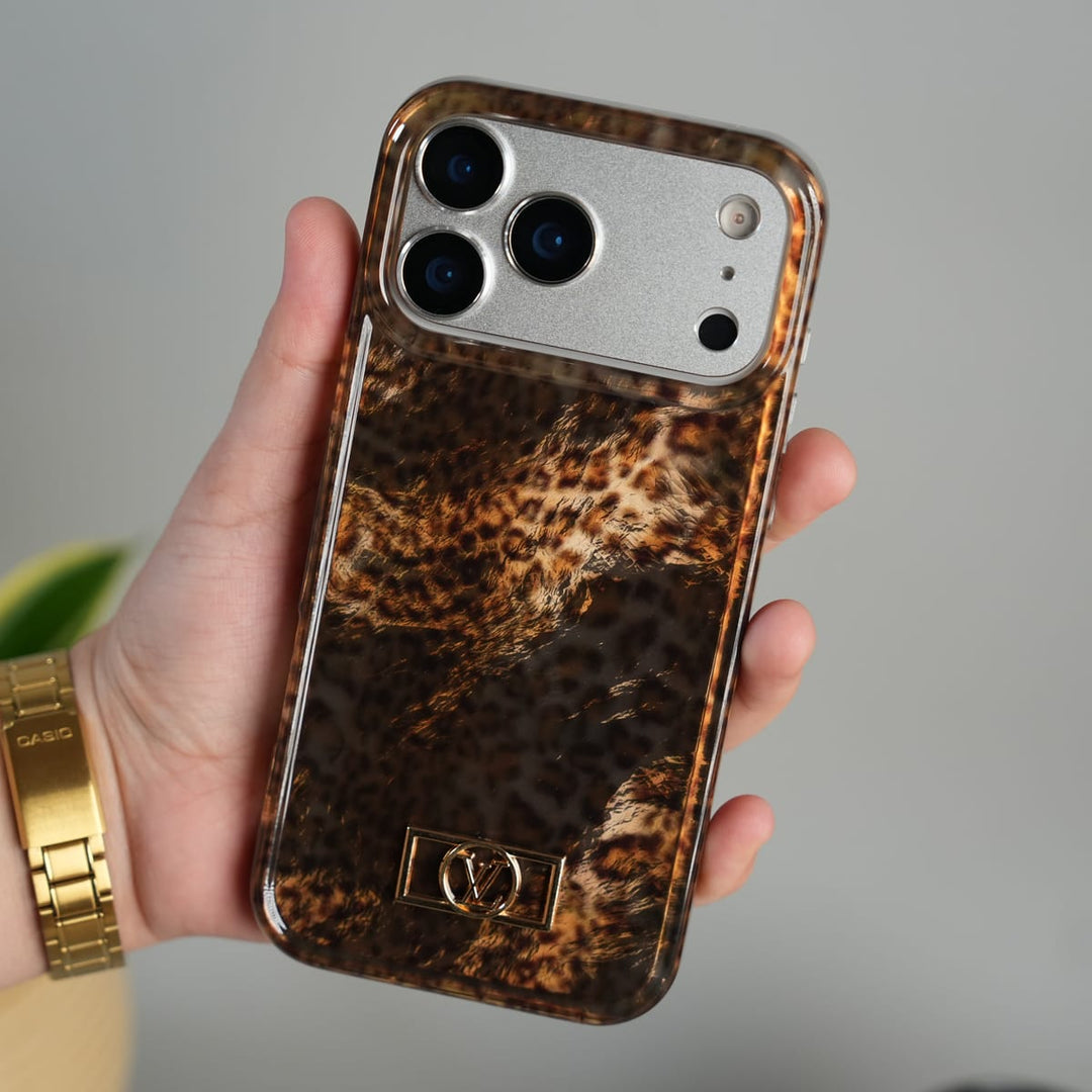 FRATO iPhone 17 Series iPhone 17 Pro Max / Design 6 iPhone 17 Series Leopared Print Designer Fashion Case
