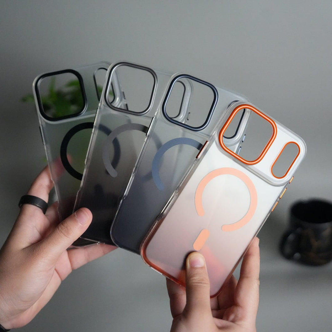 FRATO iPhone 17 Series iPhone 17 Pro Max Dual Color Shade Smoke Matte MagSafe Case Cover