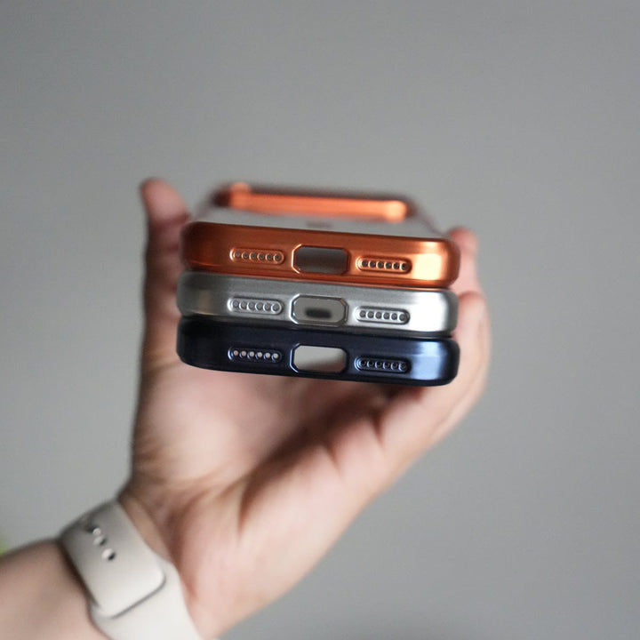 FRATO iPhone 17 Series iPhone 17 Pro Max Electroplated Frame Transparent Magsafe Case