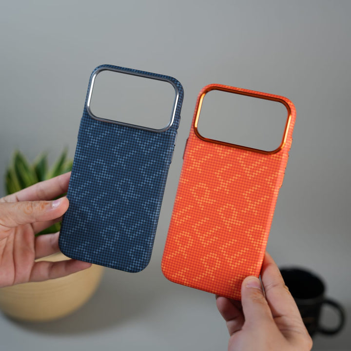 FRATO iPhone 17 Series iPhone 17 Pro Max ERF Carbon Fiber Texture Hard Pc MagSafe Case | Lightweight Back Cover