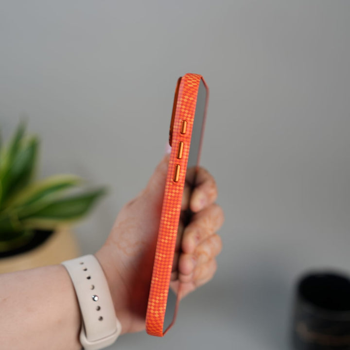 FRATO iPhone 17 Series iPhone 17 Pro Max ERF Carbon Fiber Texture Hard Pc MagSafe Case | Lightweight Back Cover