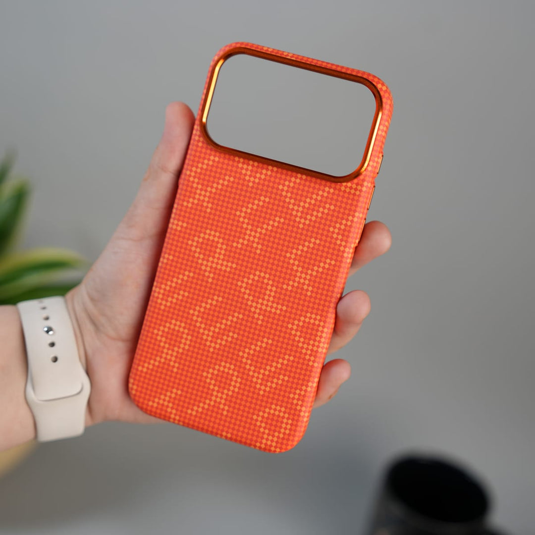FRATO iPhone 17 Series iPhone 17 Pro Max ERF Carbon Fiber Texture Hard Pc MagSafe Case | Lightweight Back Cover