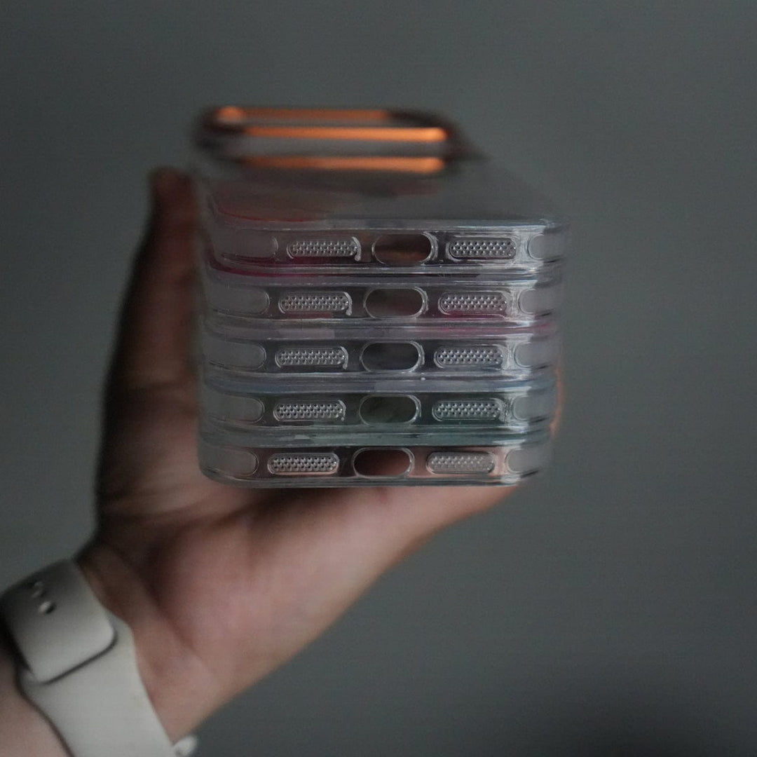 FRATO iPhone 17 Series iPhone 17 Pro Max FloraCrystal Clear Floral Design Case with Color Metal Camera Stand Frame