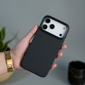 iPhone 17 Series CarbonFiber Texture Metal Camera Frame Magsafe Cover