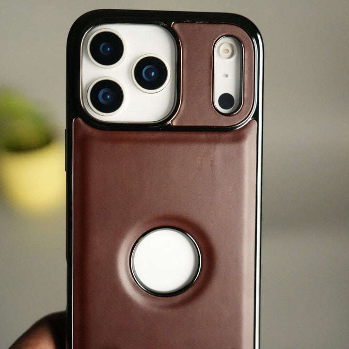 FRATO iPhone 17 Series iPhone 17 Pro Max JTP PU Leather Logo Cut Case Premium Finish Cover