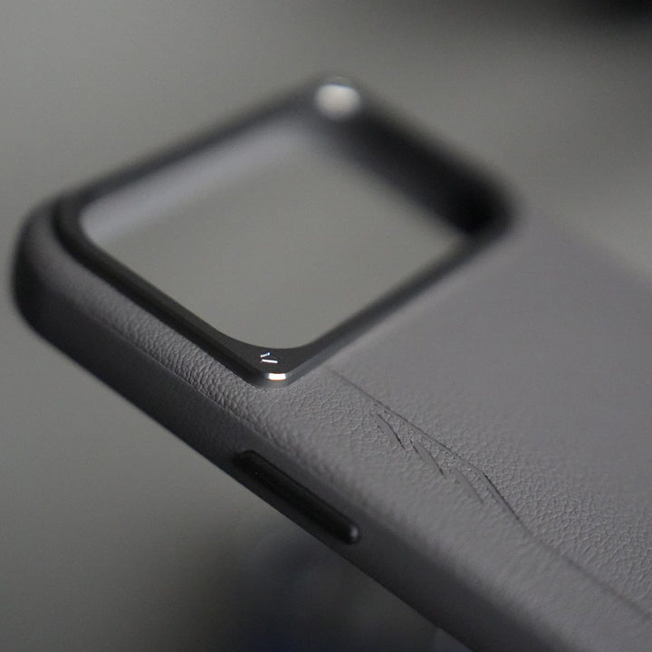 FRATO iPhone 17 Series iPhone 17 Pro Max Leather Texture MagSafe PVC NUIU Case With Metal Camera Bump