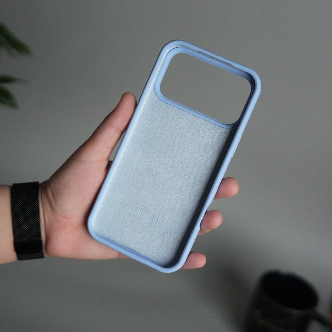 FRATO iPhone 17 Series iPhone 17 Pro Max Liquid Silicone Case Cover (Baby Blue)