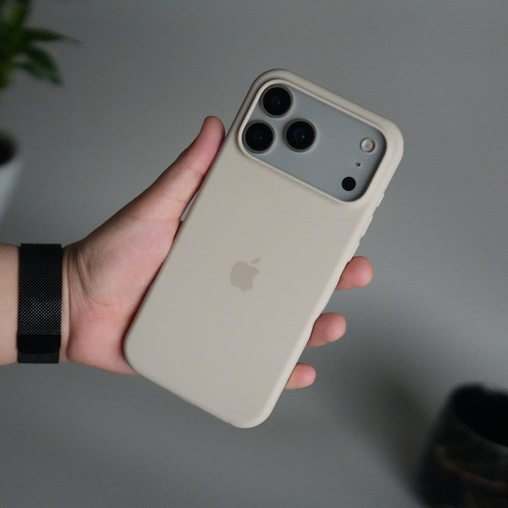 FRATO iPhone 17 Series iPhone 17 Pro Max Liquid Silicone Case Cover (Beige)