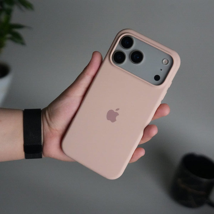FRATO iPhone 17 Series iPhone 17 Pro Max Liquid Silicone Case Cover (Blush Pink)