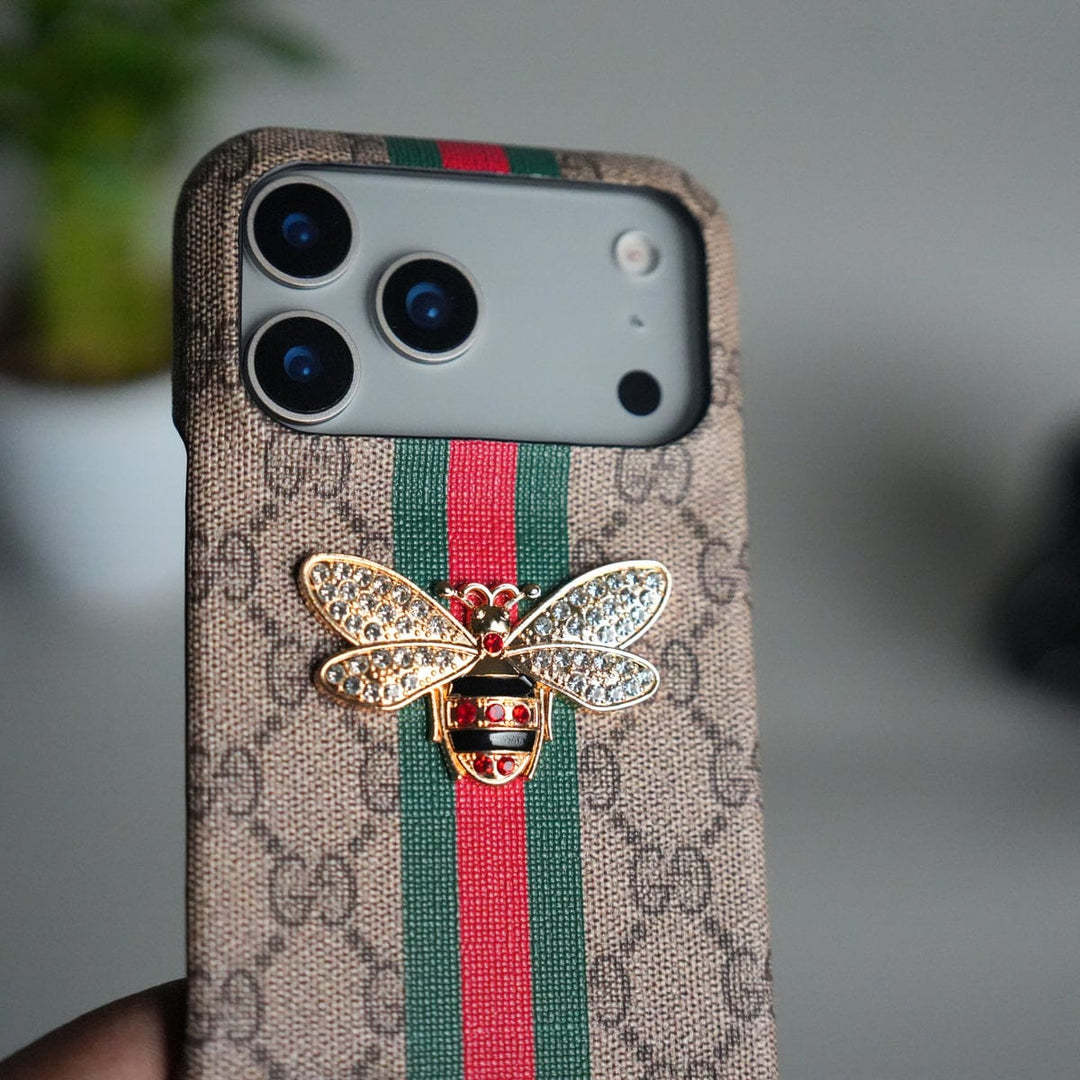 FRATO iPhone 17 Series iPhone 17 Pro Max Luxury 3D BEE Stripe Design Case Cover