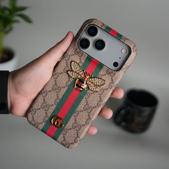 FRATO iPhone 17 Series iPhone 17 Pro Max Luxury 3D BEE Stripe Design Case Cover