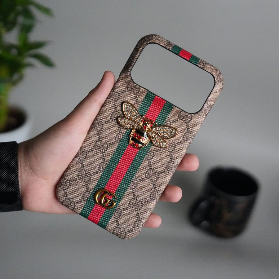 FRATO iPhone 17 Series iPhone 17 Pro Max Luxury 3D BEE Stripe Design Case Cover