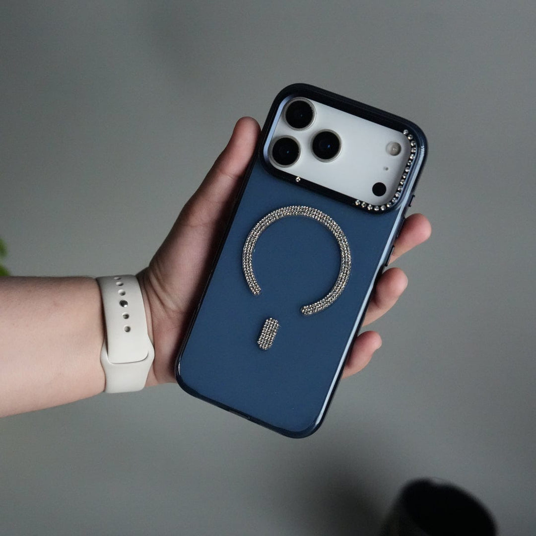 FRATO iPhone 17 Series iPhone 17 Pro Max Luxury Diamond MagSafe Case | Crystal Clear Back Cover with Rhinestone Metal Camera Guard