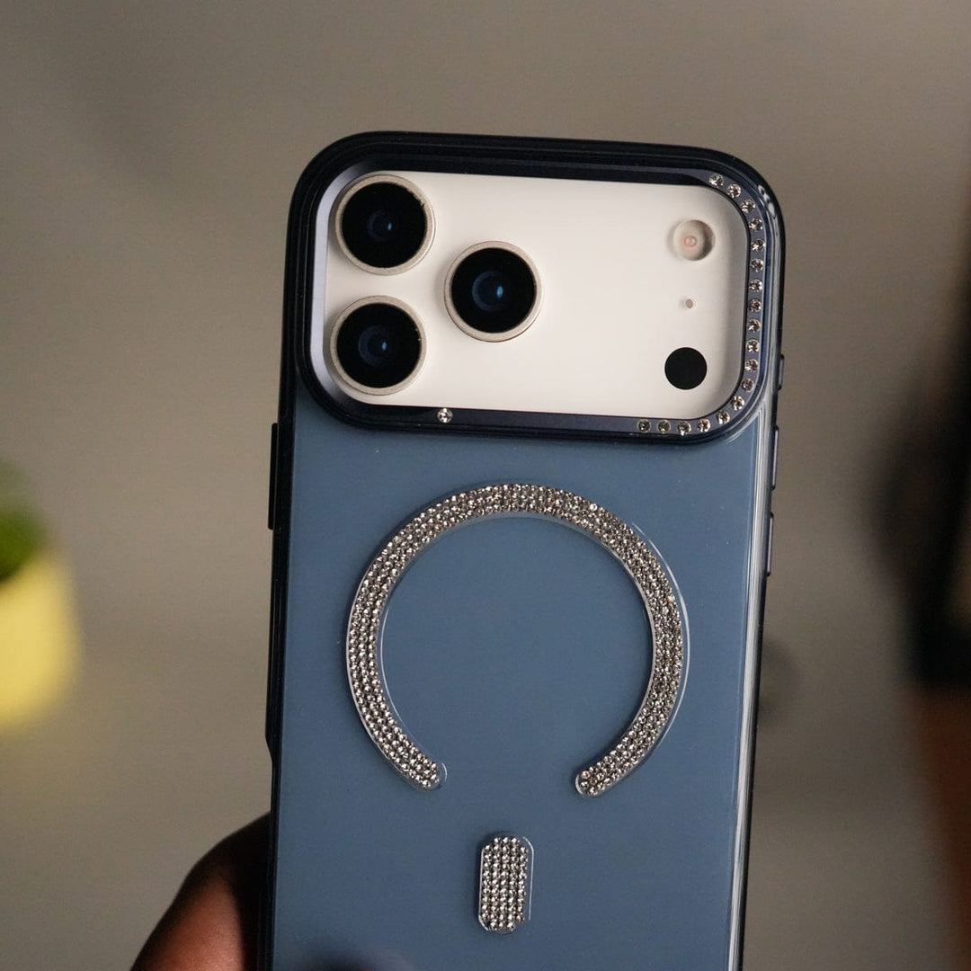 FRATO iPhone 17 Series iPhone 17 Pro Max Luxury Diamond MagSafe Case | Crystal Clear Back Cover with Rhinestone Metal Camera Guard