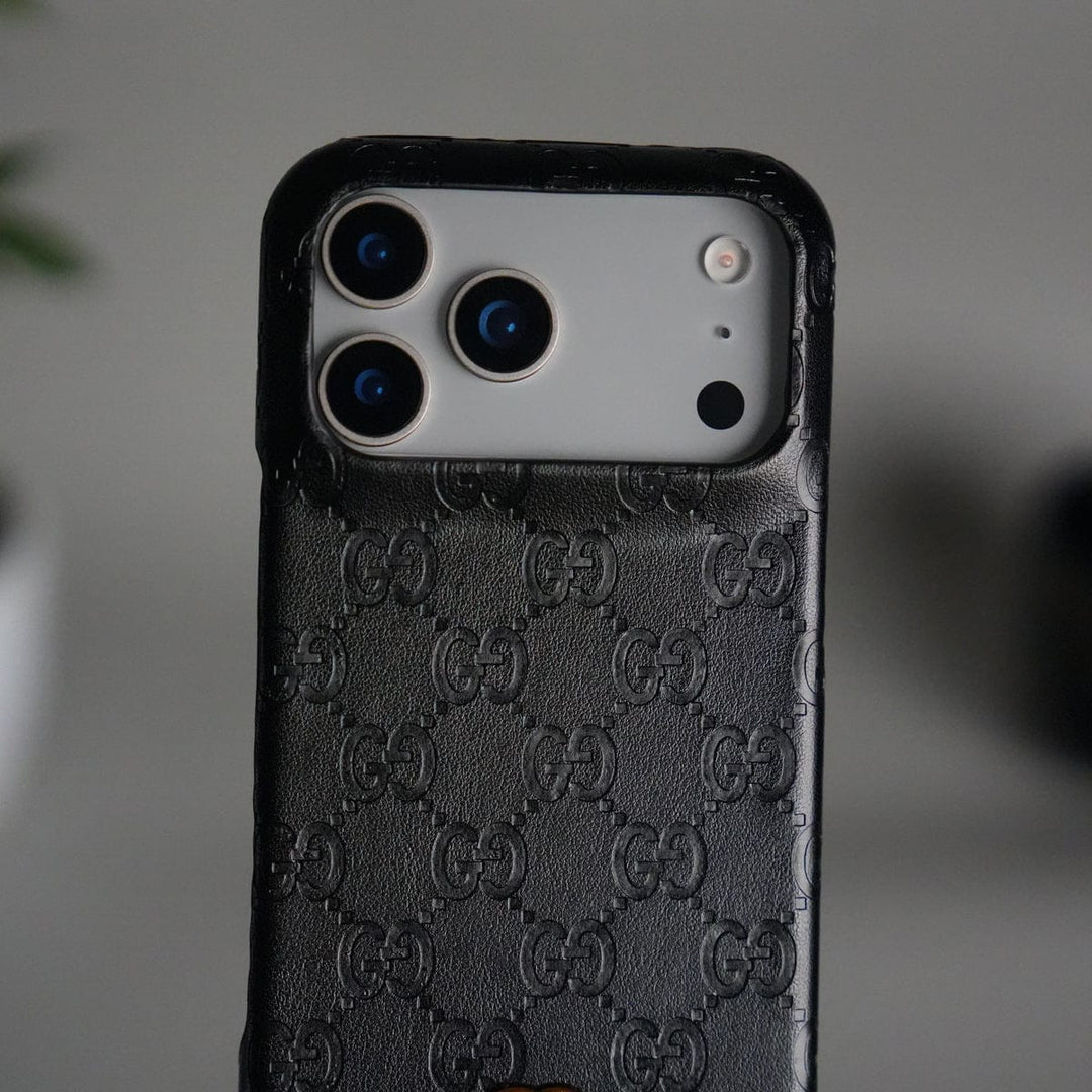 FRATO iPhone 17 Series iPhone 17 Pro Max Luxury GG Fashion Leather Brand Case Cover