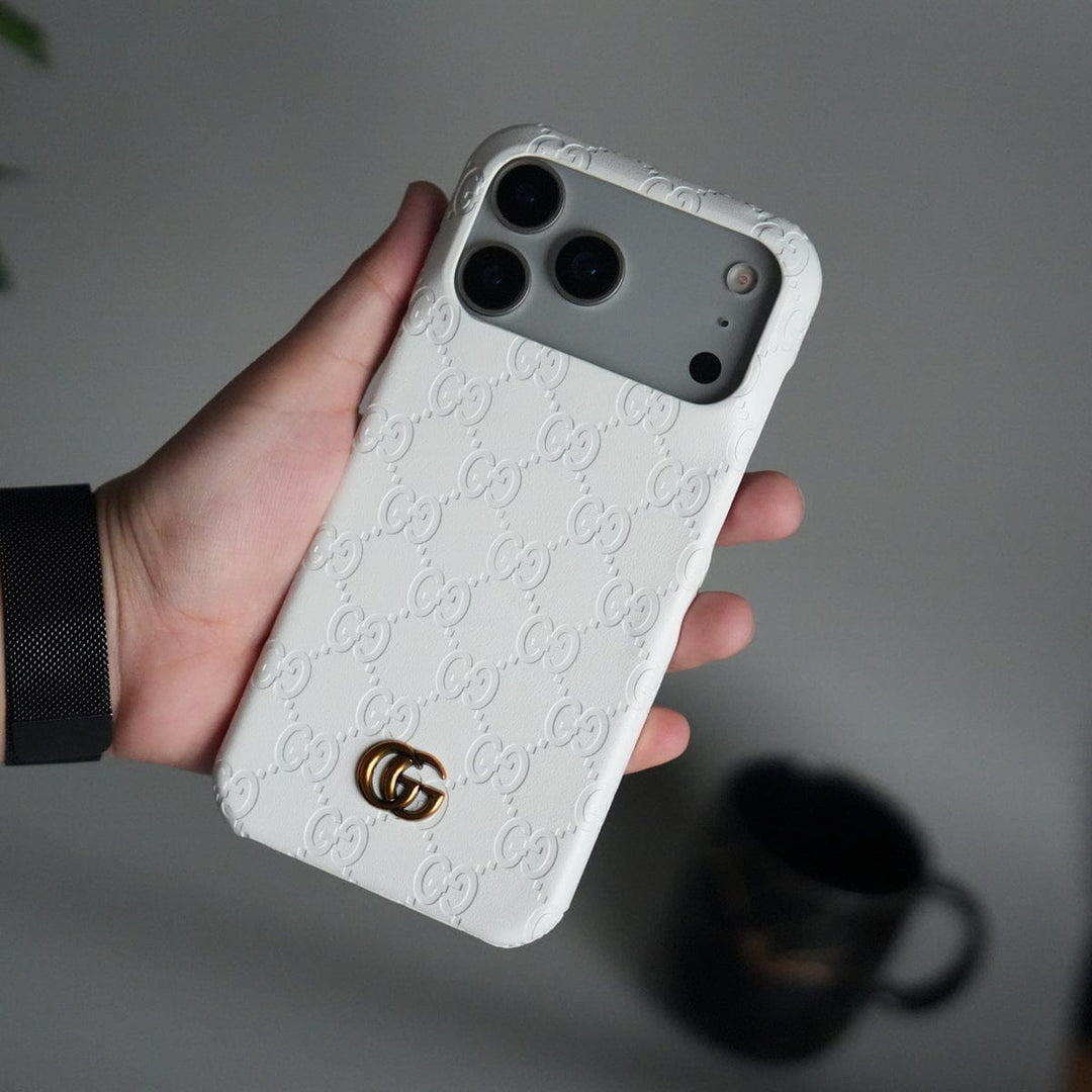 FRATO iPhone 17 Series iPhone 17 Pro Max Luxury GG Fashion Leather Brand Case Cover
