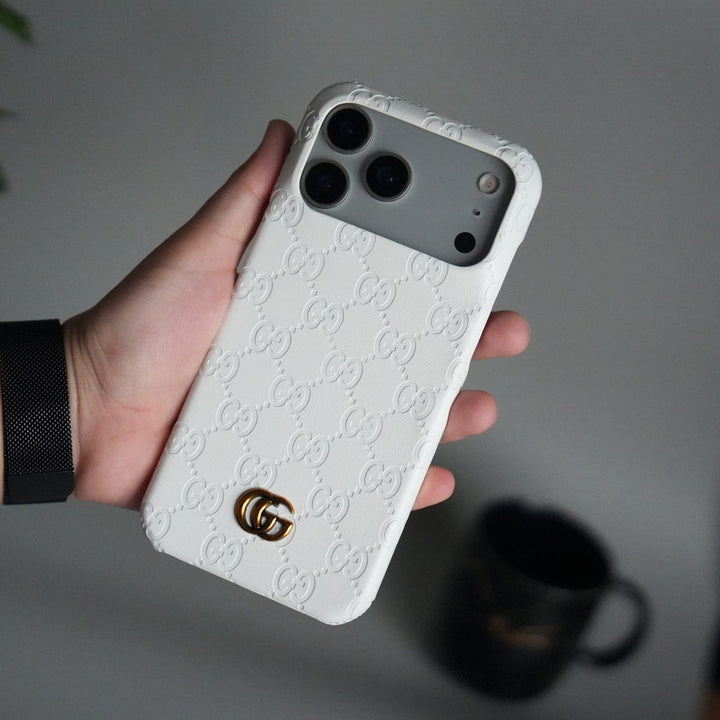 FRATO iPhone 17 Series iPhone 17 Pro Max Luxury GG Fashion Leather Brand Case Cover
