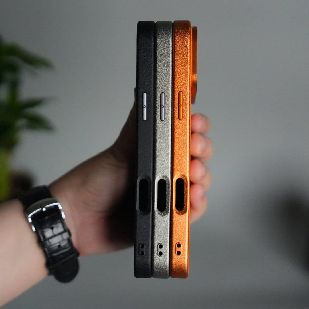 FRATO iPhone 17 Series iPhone 17 Pro Max Luxury Leather Matte Case | Slim Protective Metal Frame Back Cover