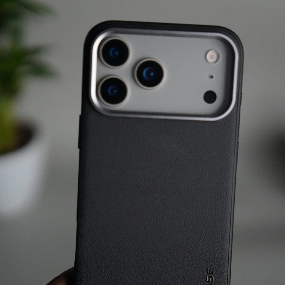 FRATO iPhone 17 Series iPhone 17 Pro Max Luxury Leather Matte Case | Slim Protective Metal Frame Back Cover