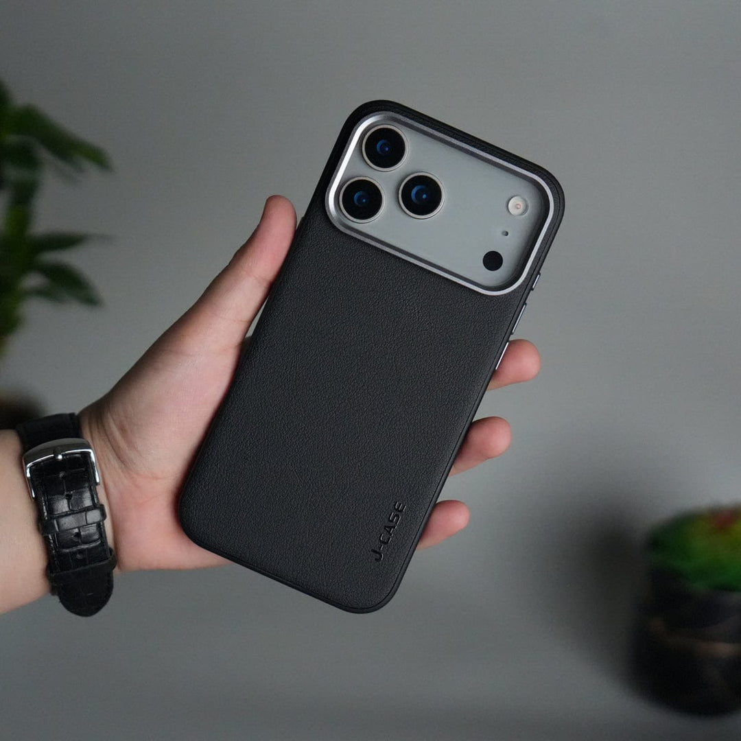 FRATO iPhone 17 Series iPhone 17 Pro Max Luxury Leather Matte Case | Slim Protective Metal Frame Back Cover