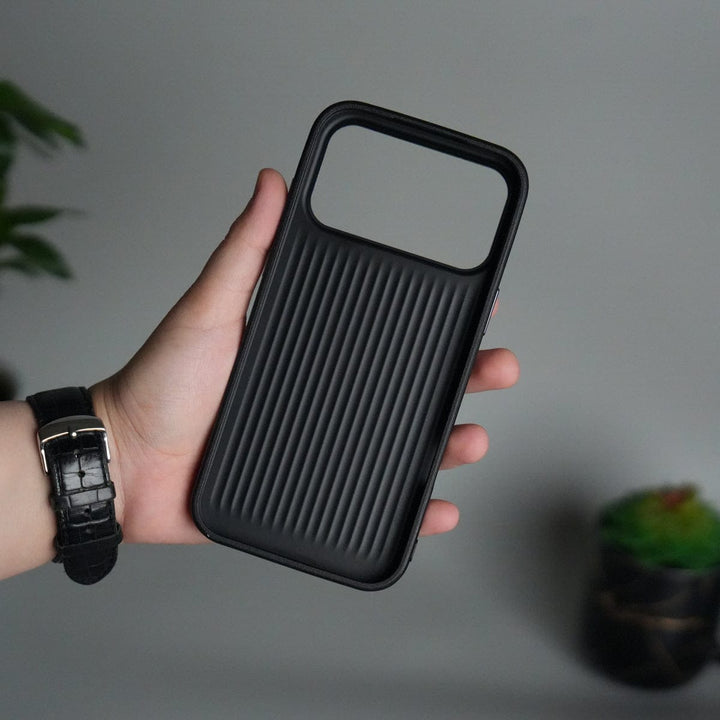 FRATO iPhone 17 Series iPhone 17 Pro Max Luxury Leather Matte Case | Slim Protective Metal Frame Back Cover