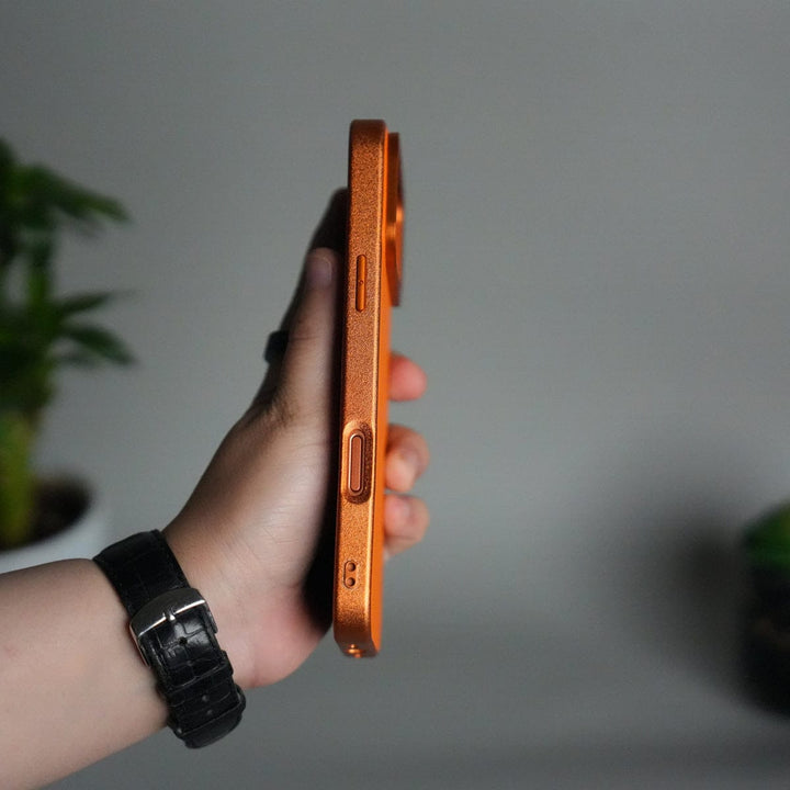 FRATO iPhone 17 Series iPhone 17 Pro Max Luxury Leather Matte Case | Slim Protective Metal Frame Back Cover