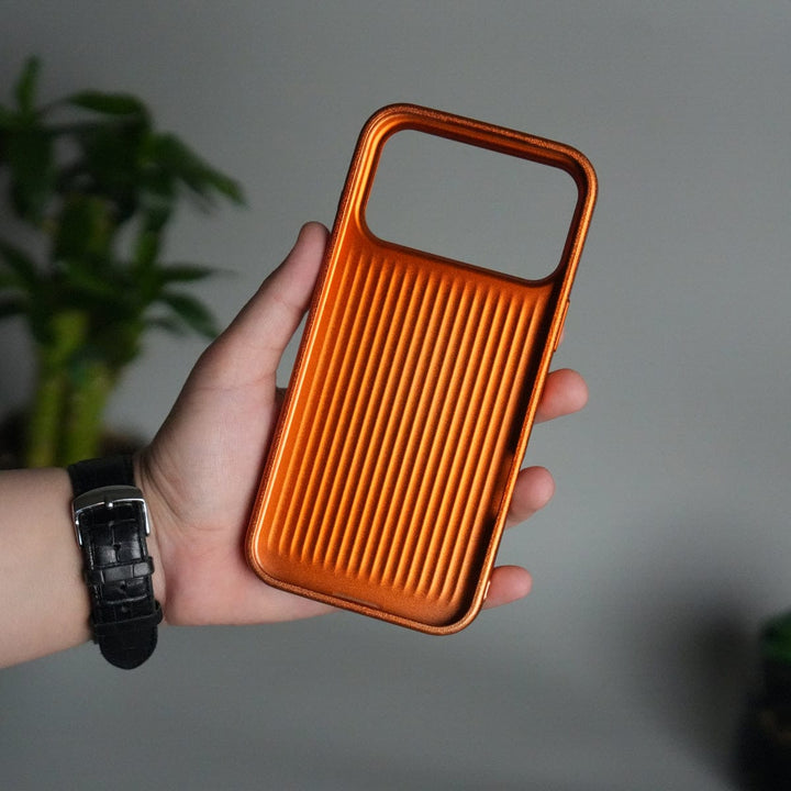 FRATO iPhone 17 Series iPhone 17 Pro Max Luxury Leather Matte Case | Slim Protective Metal Frame Back Cover