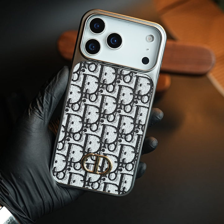FRATO iPhone 17 Series iPhone 17 Pro max Luxury Pattern Case for iPhone 17 Series | Metallic Frame Protective Cover