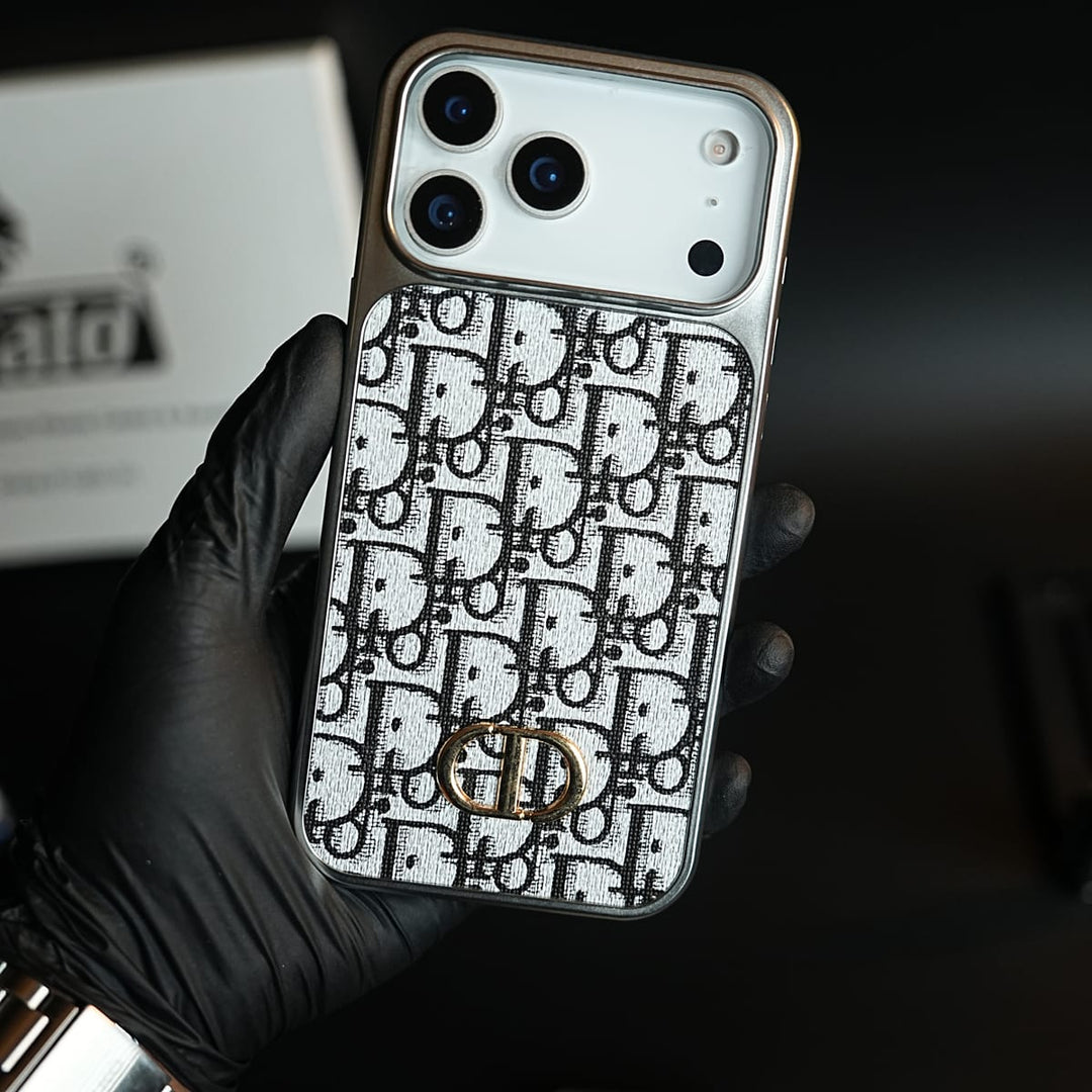 FRATO iPhone 17 Series iPhone 17 Pro max Luxury Pattern Case for iPhone 17 Series | Metallic Frame Protective Cover