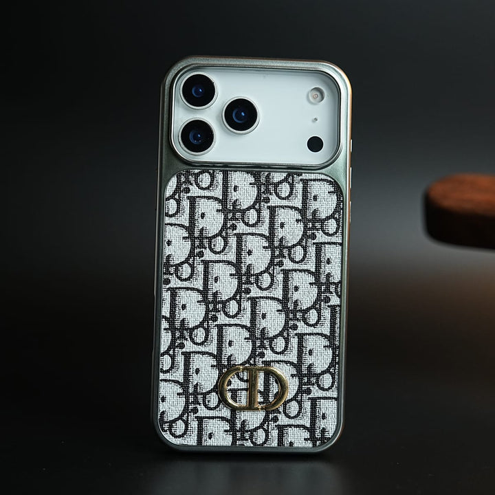 FRATO iPhone 17 Series iPhone 17 Pro max Luxury Pattern Case for iPhone 17 Series | Metallic Frame Protective Cover